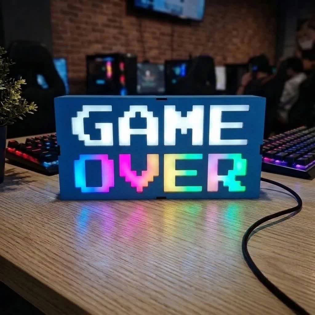 آیکن لایت گیم اور(GAME OVER) A2 آبی